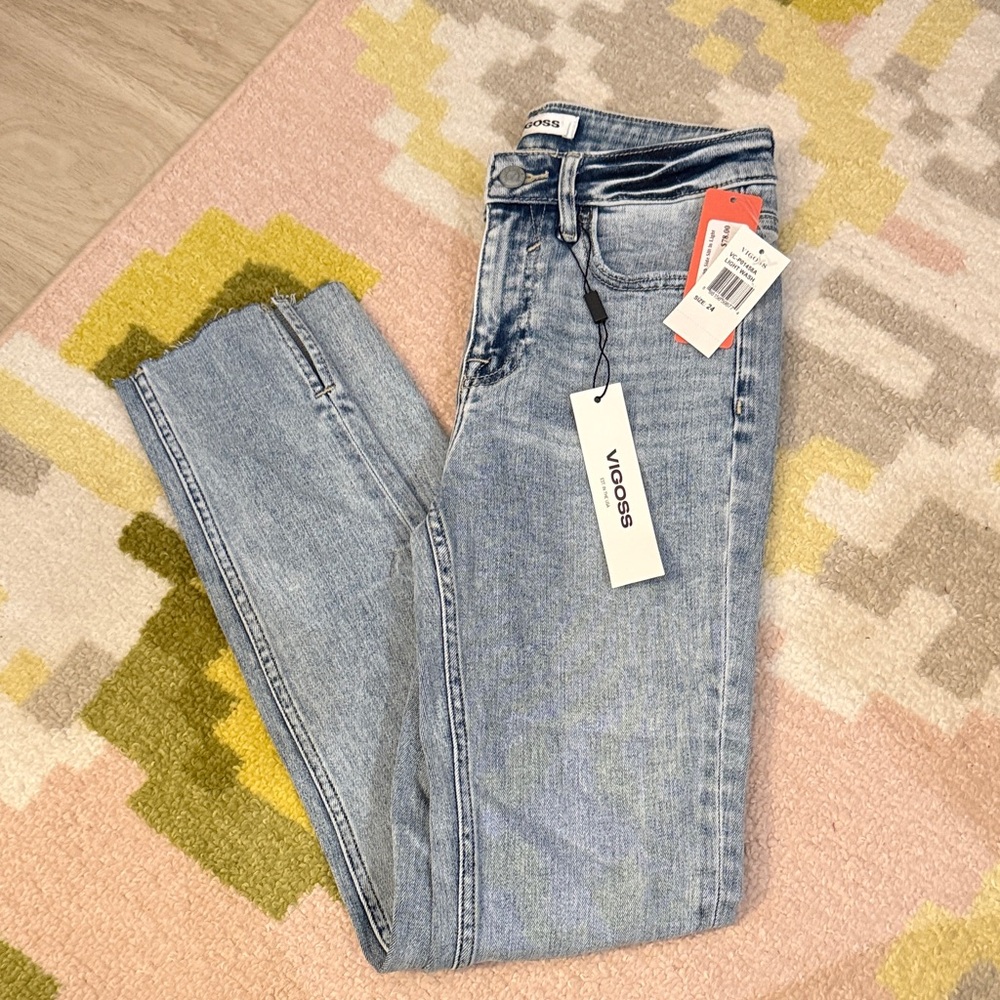 Vigoss Women's Classic Blue Skinny Jeans
